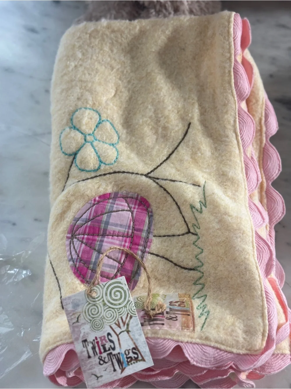 Fleece soft baby blanket